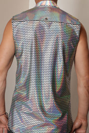 Holographic Tuxedo Shirt