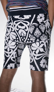 Floral Spade Casual Shorts