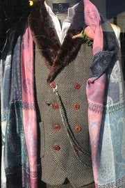 Capone Fur Collar Vest