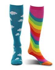 Rainbow Knee-High Socks