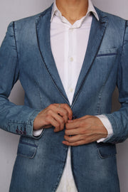 Denim Casual Blazer