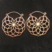 Sacred Geo Flower Earring