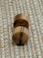 Tigers Eye faux wooden gauges