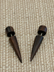 Wooden sake faux gauges