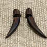 Wooden tusk faux gauges