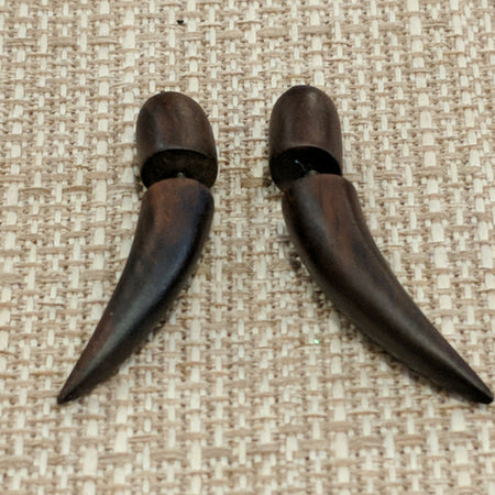 Wooden tusk faux gauges