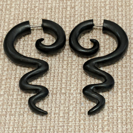 Wooden snakey faux gauges