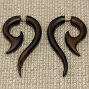 Wooden flame faux gauge
