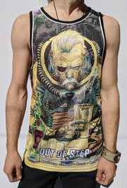 Graphic Mesh Tanks