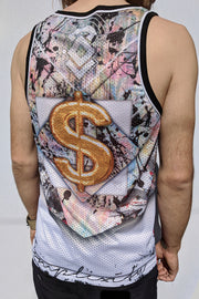 Graphic Mesh Tanks