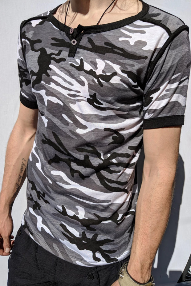 Military Shades of Gray T-Shirt