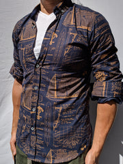 Cartographer Button Up