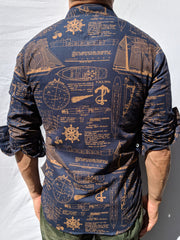 Cartographer Button Up