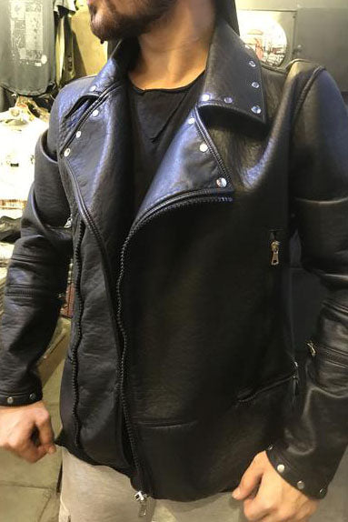 Circle Stud Biker Jacket