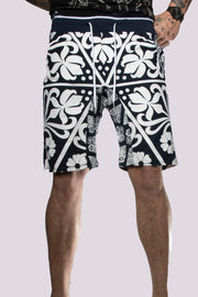 Floral Spade Casual Shorts
