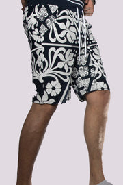 Floral Spade Casual Shorts