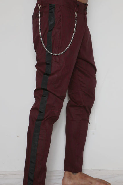Merlot Chain Slacks