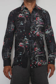 Abstract Organica Button Up