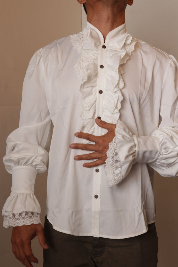 frilly dress shirt mens Versailles Ruffle Shirt – Gypsy Mens