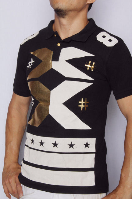 X Marks the Spot Printed Polo