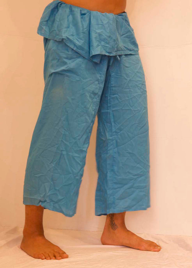 Short Thai Fisherman Pants' - Green