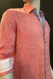 Pastel Linen Button Up