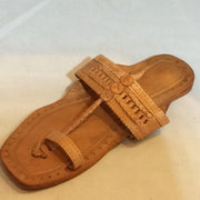Yellow Leather Rajasthani sandal
