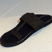 Black Hemp Rajasthani Sandal