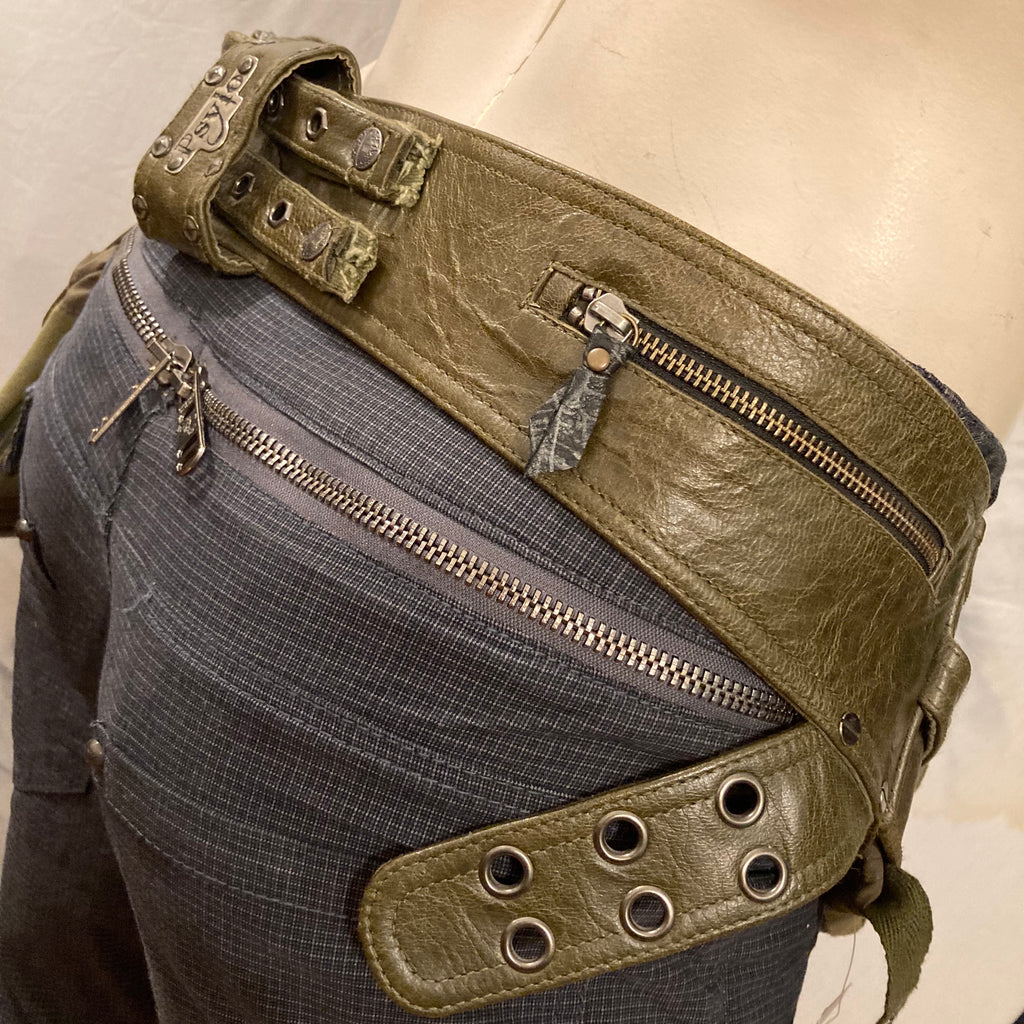 Rivets Bag With Leg Holster 2 2 Colors Holster Bag, Festival Utility Belt  With Leg Strap, JUNGLE, Psy Trance, Festival Clothing -  Canada