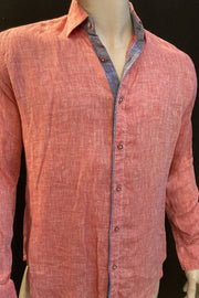 Pastel Linen Button Up