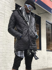 Down Slope Quilted Coat