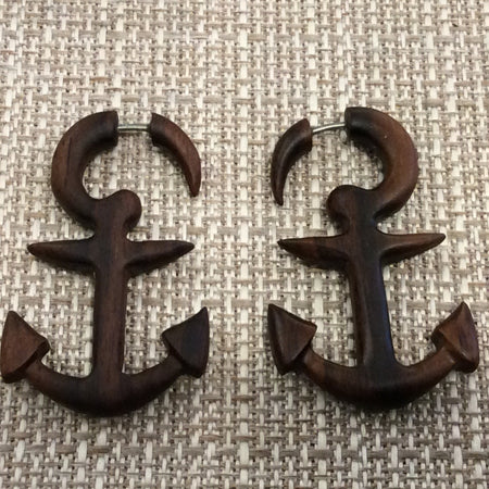Wooden Anchor Faux Gauges