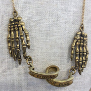 BoneHands Scroll Necklace