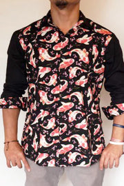 Koi Blossom Dress Shirt