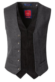Hooded Tweed Vest