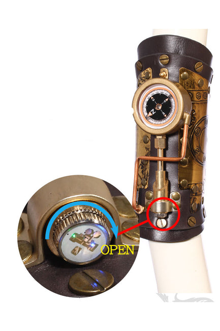Steampunk Compass Gauntlet