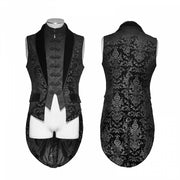Oriental Victorian Floral Vest